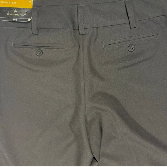 Worthington Women’s 4 Black Dress Pants Work Slacks Stretch Office Career - Picture 7 of 10